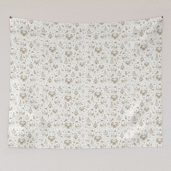 Item preview, Winter Snowman Pattern - Gold designed and sold by KTJoh.
