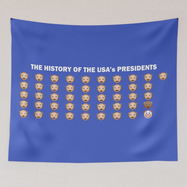Item preview, The History of The USA Presidents Emoji Style Updated with Biden designed and sold by magentasponge.