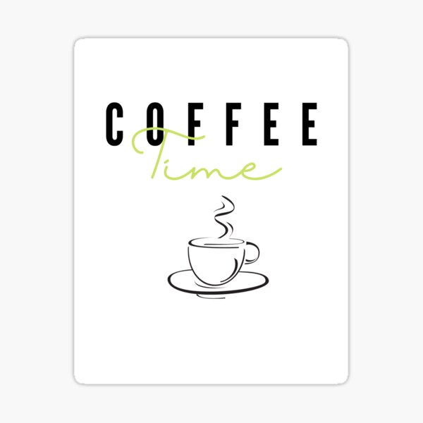 Coffee Time 4 Sticker