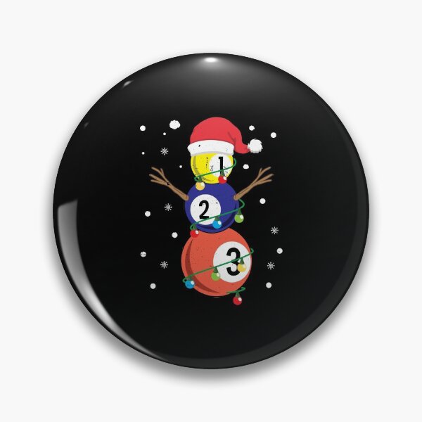 Item preview, Christmas Frosty Billiard Snowman Funny Gift Idea designed and sold by haselshirt.