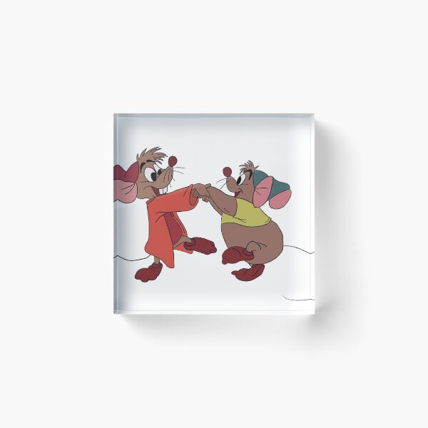 Gus and Jaq Acrylic Block