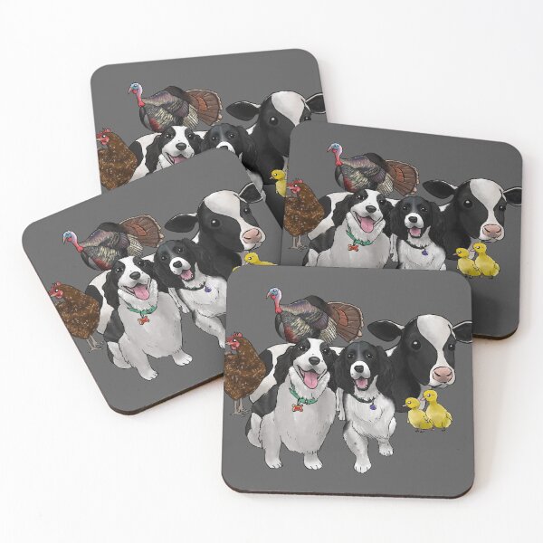 Item preview, Commissioned Illustration: Nola, Edgar and Friends designed and sold by Dino & Panda Studios.