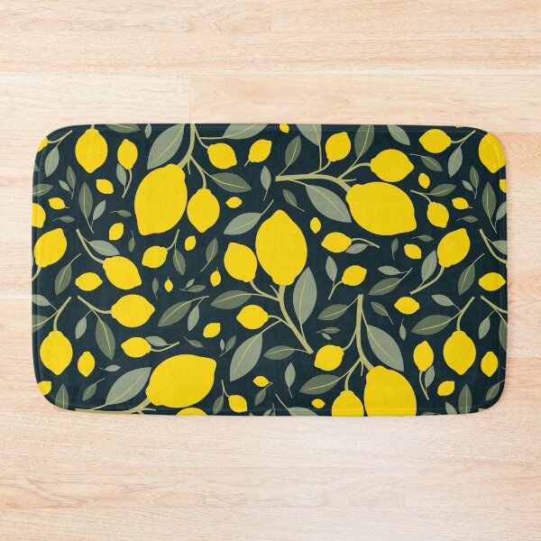 Item preview, Blue & Yellow Citrus Pattern designed and sold by lanolga.