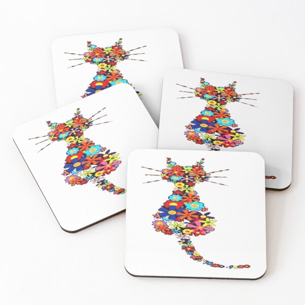 Item preview, Flowered cat designed and sold by Liuth.
