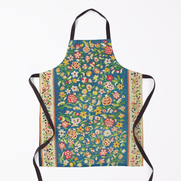 Item preview, Bessarabian Kilim Vintage Floral Rug Print designed and sold by Vicky Brago-Mitchell®.