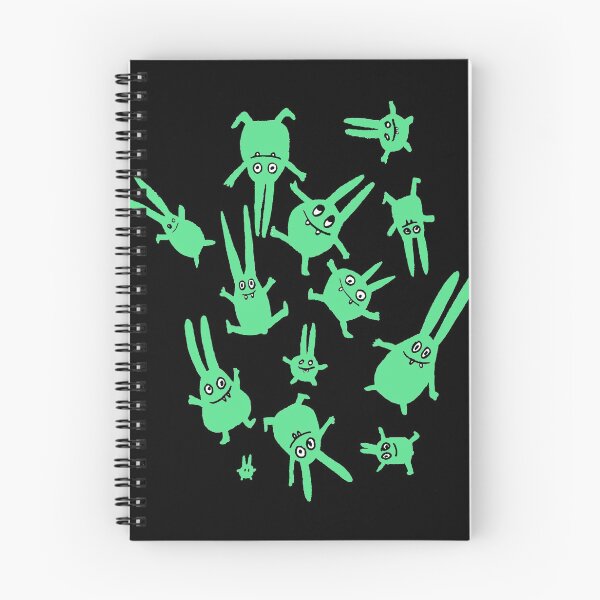 Item preview, bunnies in weightlessness designed and sold by Marianna Tankelevich.