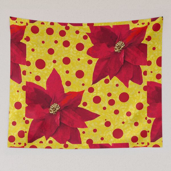 Item preview, Poinsettia Red designed and sold by Overthetopsm.