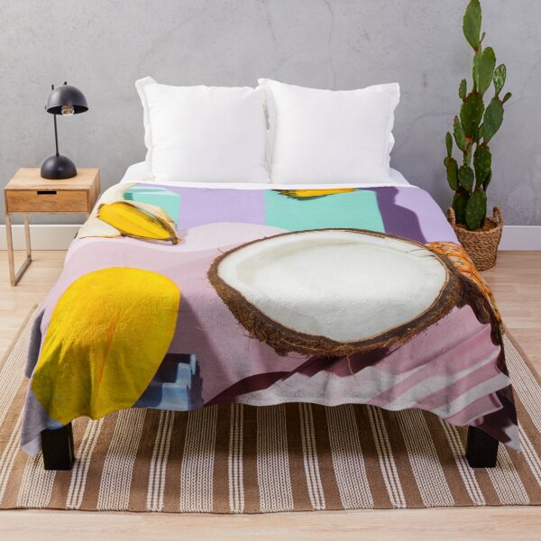 Item preview, Tropical Fruits On Pastel Background designed and sold by morrismorgan.