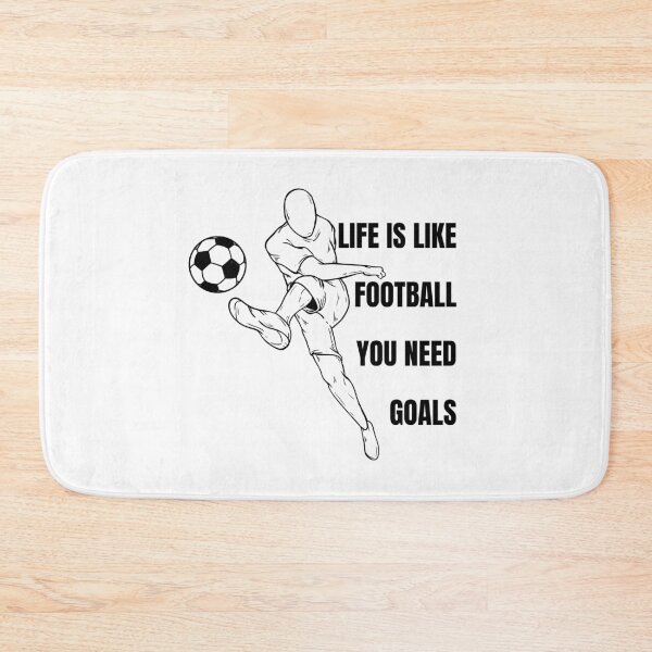 Item preview, Life Is Like Football You Need Goals designed and sold by Hatomomox.