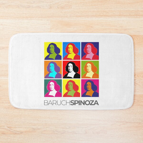 Item preview, Baruch Spinoza pop-art poster portrait designed and sold by CMYKStudio.