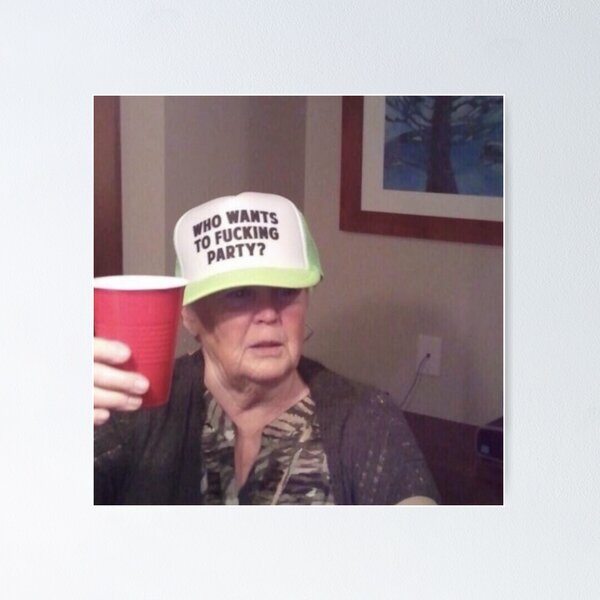 Item preview, Who wants to fucking party  designed and sold by EllieKohlbeck55.