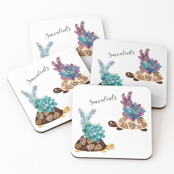 Item preview, Succulents in Tortise Pot designed and sold by adortopia.