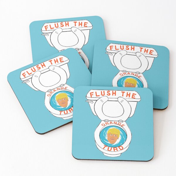 Item preview, Flush the orange turd designed and sold by SidTastic .