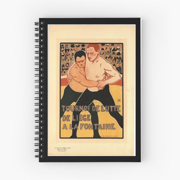 Item preview, retro pl 224 tournoi de lutte de liege a la fontaine vintage reclame designed and sold by CorasPosters.