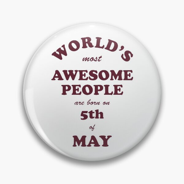 Item preview, Awesome People are born on 5th of May designed and sold by beloknet.