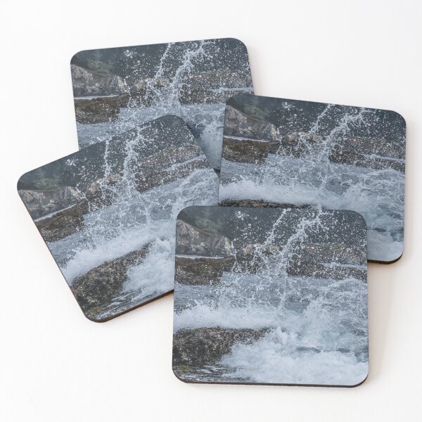 Item preview, Ocean Waves Crashing Shoreline Current designed and sold by cool-merch.