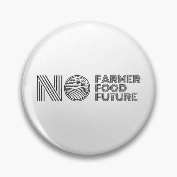 Item preview, No Farmer No Food No Future - Embroidery Look designed and sold by RaRa-Design.