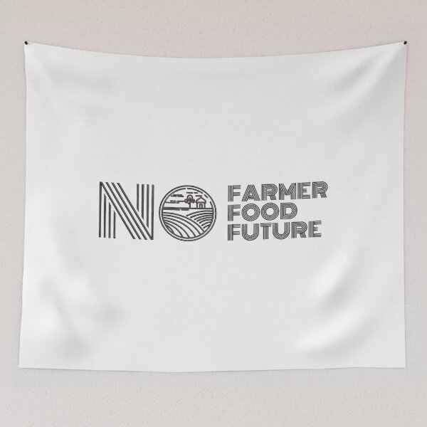 Item preview, No Farmer No Food No Future - Embroidery Look designed and sold by RaRa-Design.