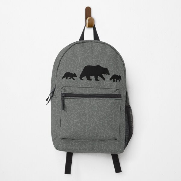 Item preview, Grizzly Bear Family Silhouettes | Mama Bear with Cubs designed and sold by Jenn Inashvili.