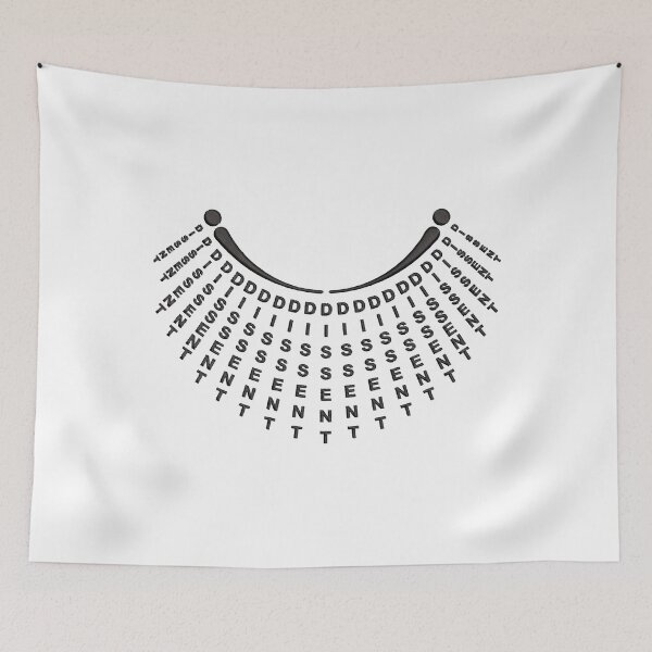 Item preview, I Dissent Collar - Embroidery Look designed and sold by RaRa-Design.