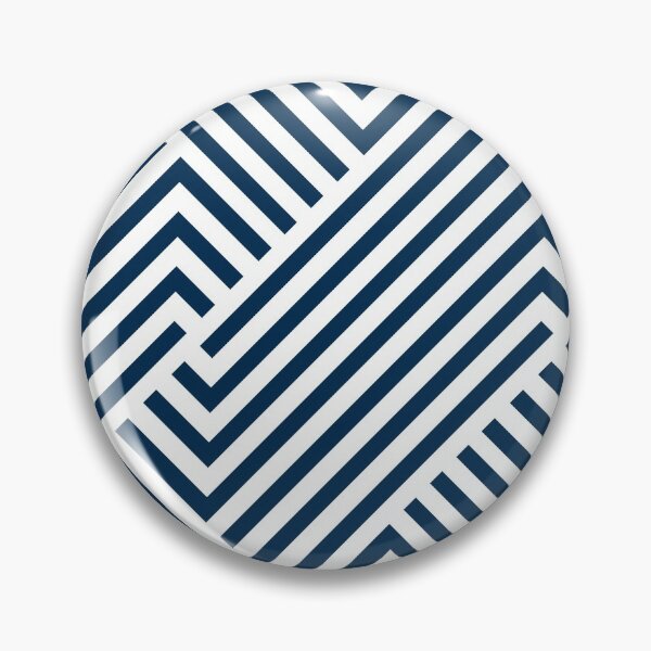 Item preview, Navy Geometric Abstract Lines designed and sold by Anne-Marie Bloor.