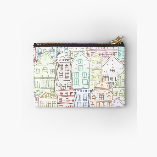 Item preview, Hand Drawn Houses Seamless Pattern Collection designed and sold by artPS.