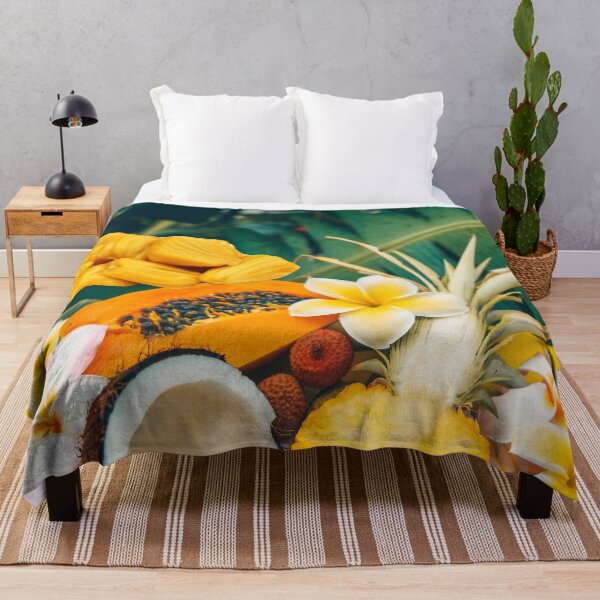 Item preview, Tropical Fruits On Pastel Background designed and sold by morrismorgan.