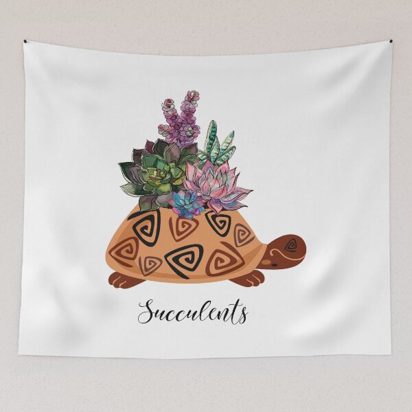 Item preview, Echeveria Arrangement in Tortoise Pot designed and sold by adortopia.