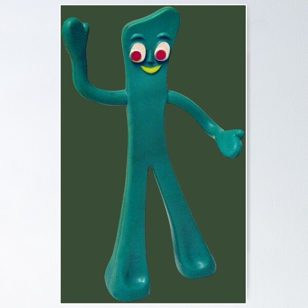 Item preview, Gumby cartoon art designed and sold by RedManzanas.