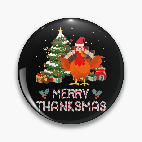 Item preview, Merry Thanksmas Funny Thanksgiving Turkey Christmas Gift designed and sold by EvanMcguinness.