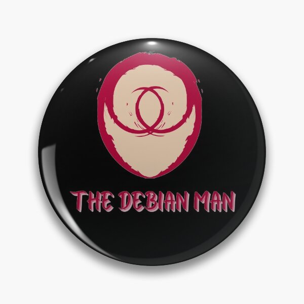 Item preview, The debian man - linux unix geek designed and sold by Indite.