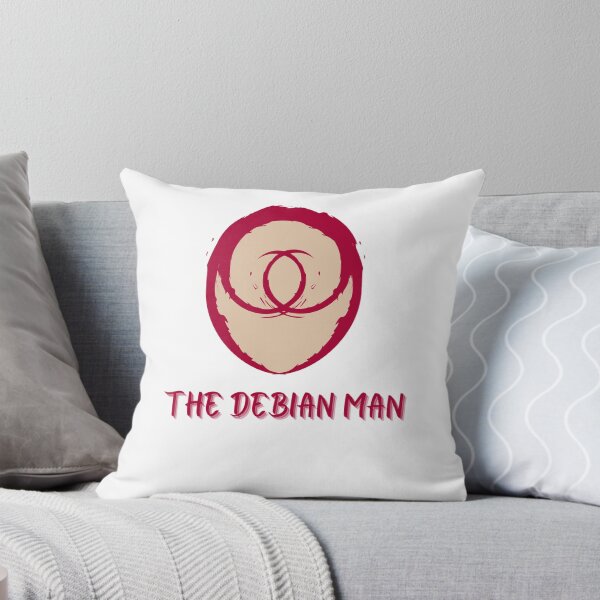 Item preview, The debian man - linux unix geek designed and sold by Indite.