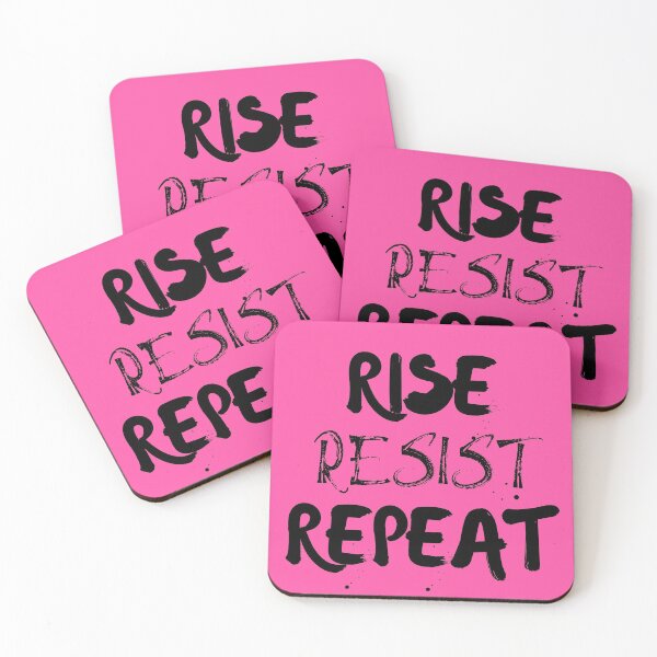 Item preview, Rise Resist Repeat - Negro designed and sold by The Sober Art.