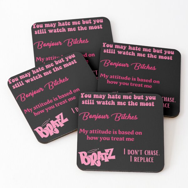 Item preview, Bratz quotes pink sticker pack designed and sold by Dear-Ashlin.