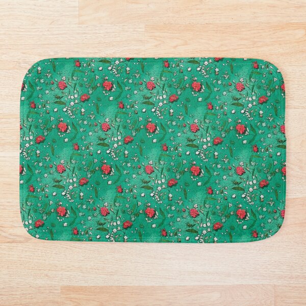 Item preview, Spring Garden - Flower collage in green, white and pink designed and sold by KizzyW.
