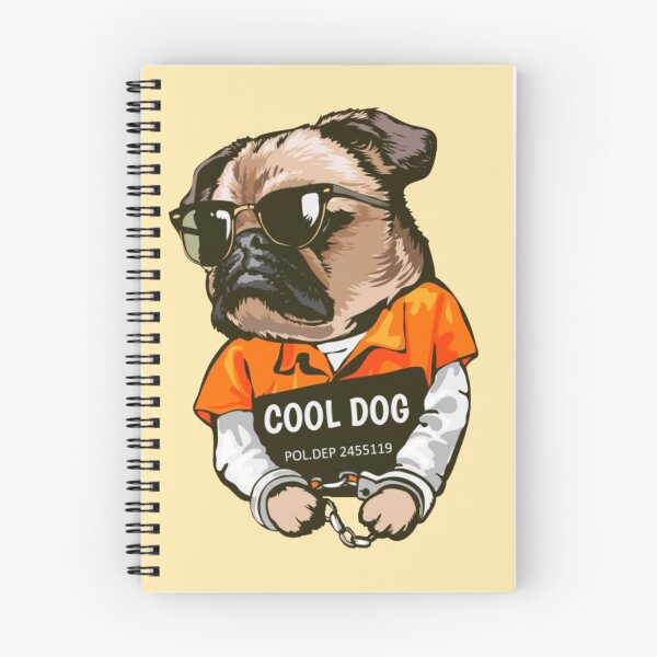 Item preview, Cartoon Pug Dog Prisoner Collection  designed and sold by artPS.