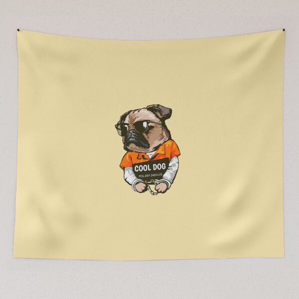 Item preview, Cartoon Pug Dog Prisoner Collection  designed and sold by artPS.