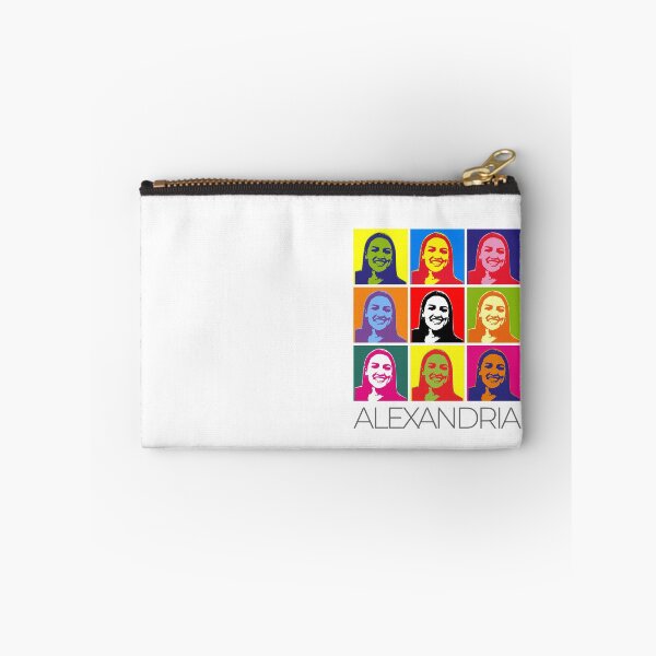 Item preview, Alexandria Ocasio-Cortez pop-art poster portrait designed and sold by CMYKStudio.