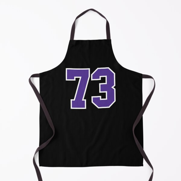 Item preview, Seventy-Three Purple Jersey Number Sports 73 designed and sold by HelloFromAja.