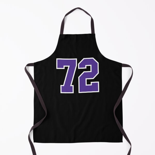 Item preview, Seventy-Two Purple Jersey Number Sports 72 designed and sold by HelloFromAja.