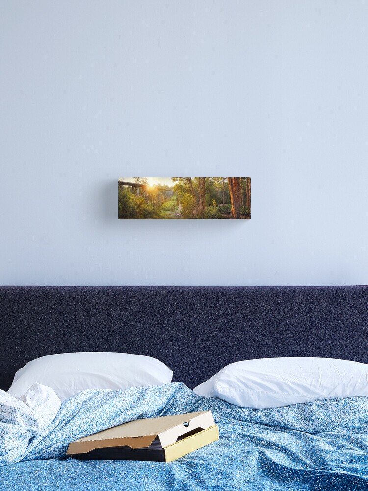 Thumbnail 2 of 3, Canvas Print, Stony Creek Trestle Bridge, Lakes Entrance, Victoria, Australia designed and sold by Chockstone.