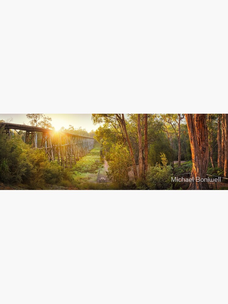 Thumbnail 3 of 3, Photographic Print, Stony Creek Trestle Bridge, Lakes Entrance, Victoria, Australia designed and sold by Chockstone.