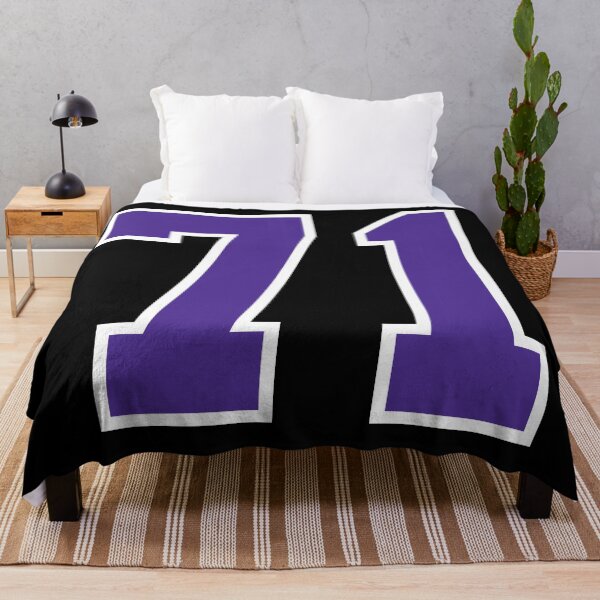 Item preview, Seventy-One Purple Jersey Number Sports 71 designed and sold by HelloFromAja.