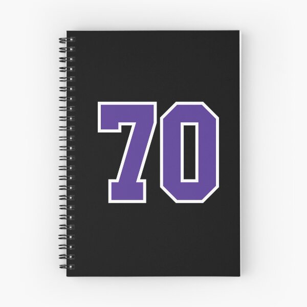 Item preview, Seventy Purple Jersey Number Sports 70 designed and sold by HelloFromAja.