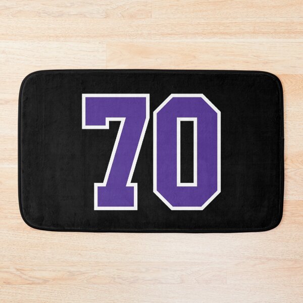 Item preview, Seventy Purple Jersey Number Sports 70 designed and sold by HelloFromAja.
