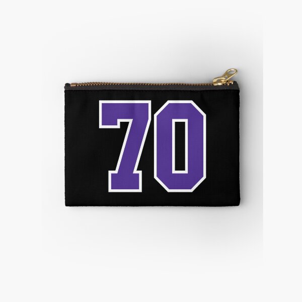 Item preview, Seventy Purple Jersey Number Sports 70 designed and sold by HelloFromAja.