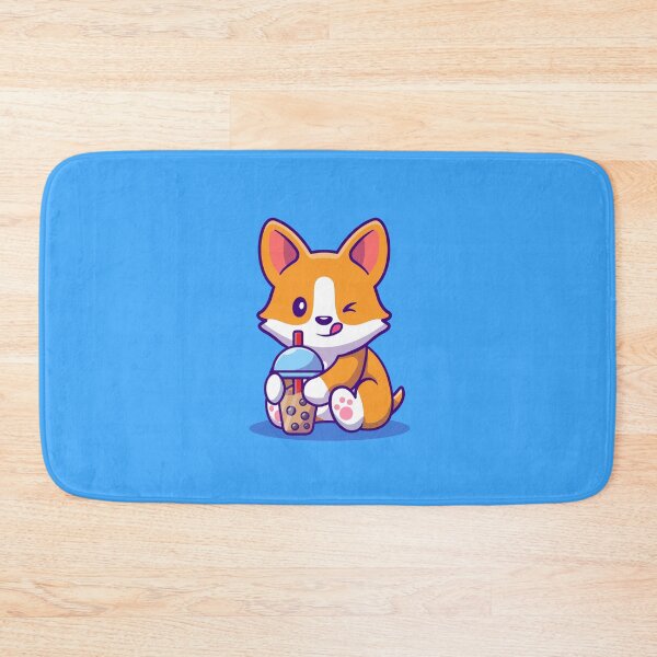 Item preview, Cute Corgi Drink Milk Tea  designed and sold by artPS.