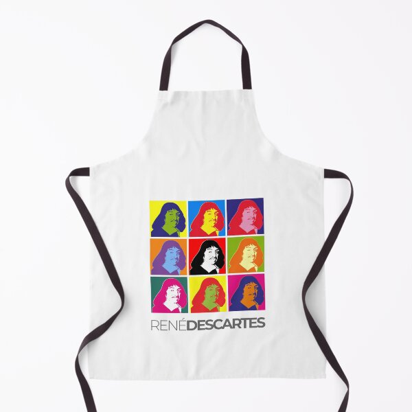 Vista previa del artículo con la obra «Retrato de póster de arte pop de René Descartes», diseñado y vendido por CMYKStudio.