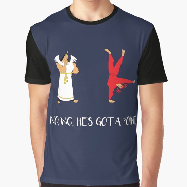 Shoulder Angel and Devil Graphic T-Shirt