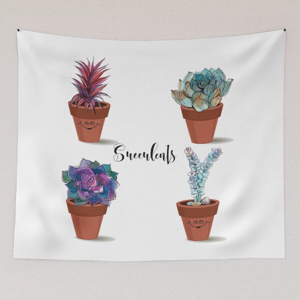 Item preview, Potted Succulents designed and sold by adortopia.